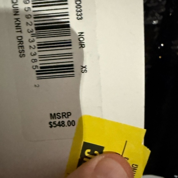 Frame Denim Black Sequin Dress - Picture 4 of 5